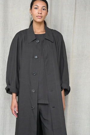 Cat Coat in Ebony