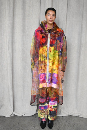 Print Rain Coat