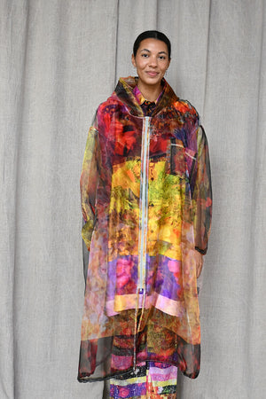 Print Rain Coat