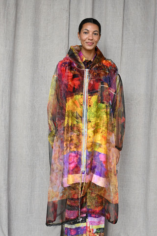 Print Rain Coat