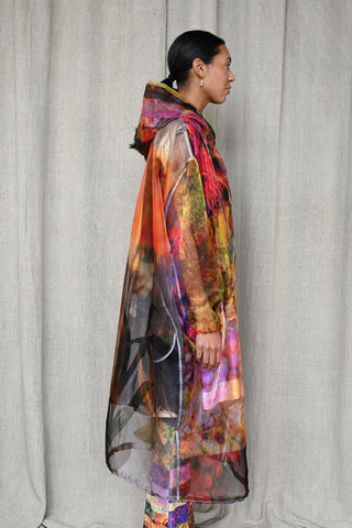 Print Rain Coat