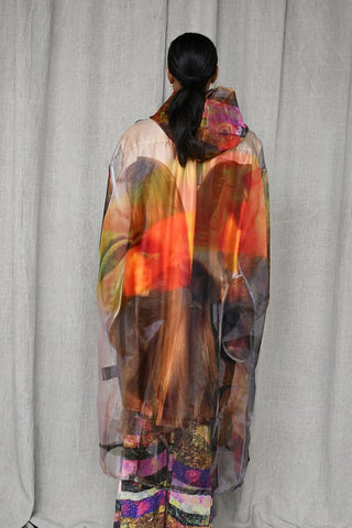 Print Rain Coat