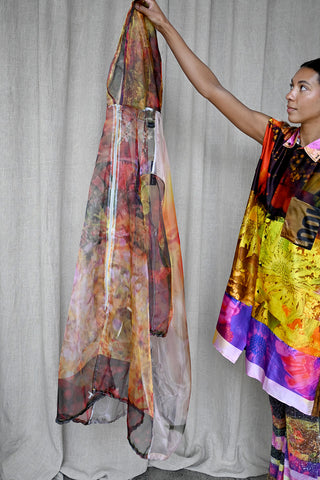 Print Rain Coat