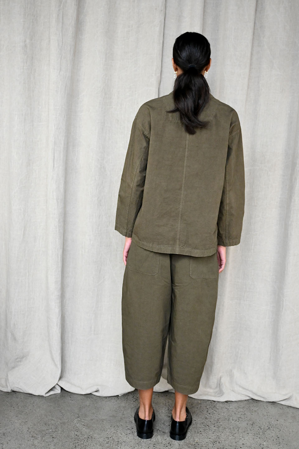 Wide Pants Olive