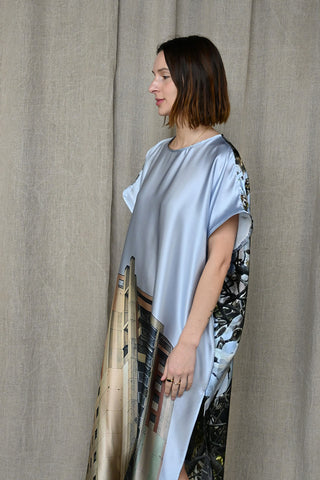Print Silk Dress