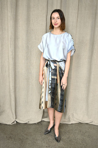 Print Silk Dress