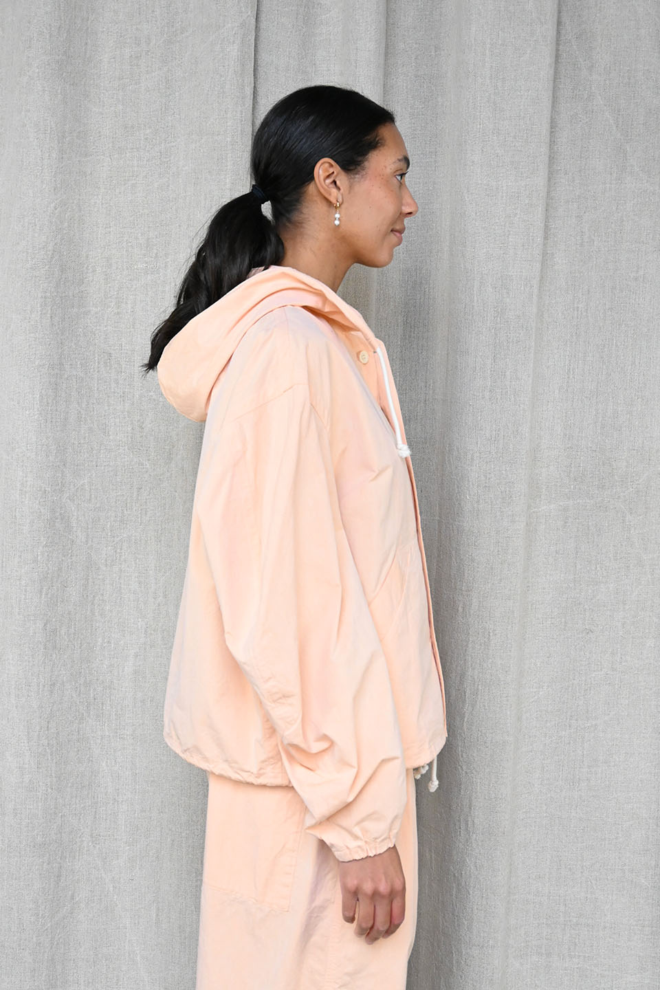Huckle Hoodie Dusty Peach