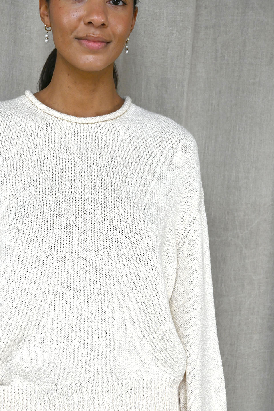 Punto Knitted Pullover Milk