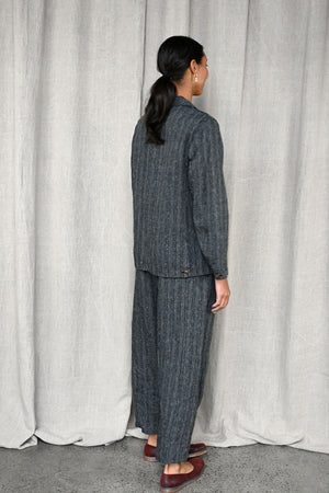 Linen Striped Pants