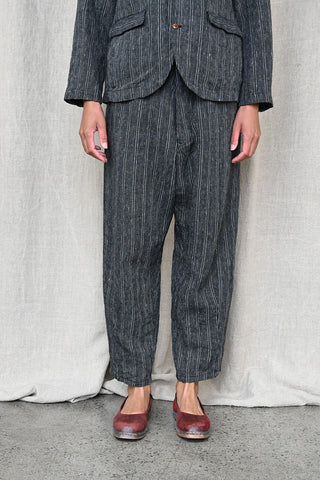 Linen Striped Pants