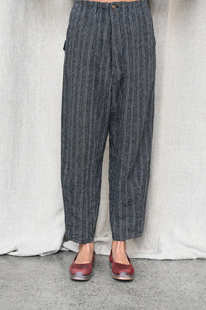 Linen Striped Pants