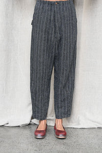 Linen Striped Pants