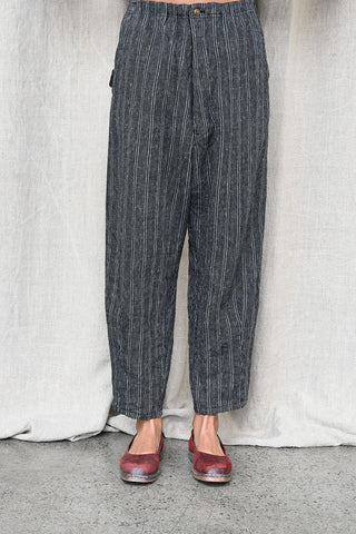 Linen Striped Pants