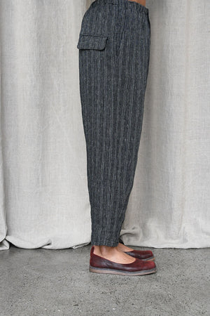 Linen Striped Pants