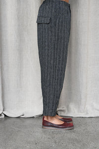 Linen Striped Pants