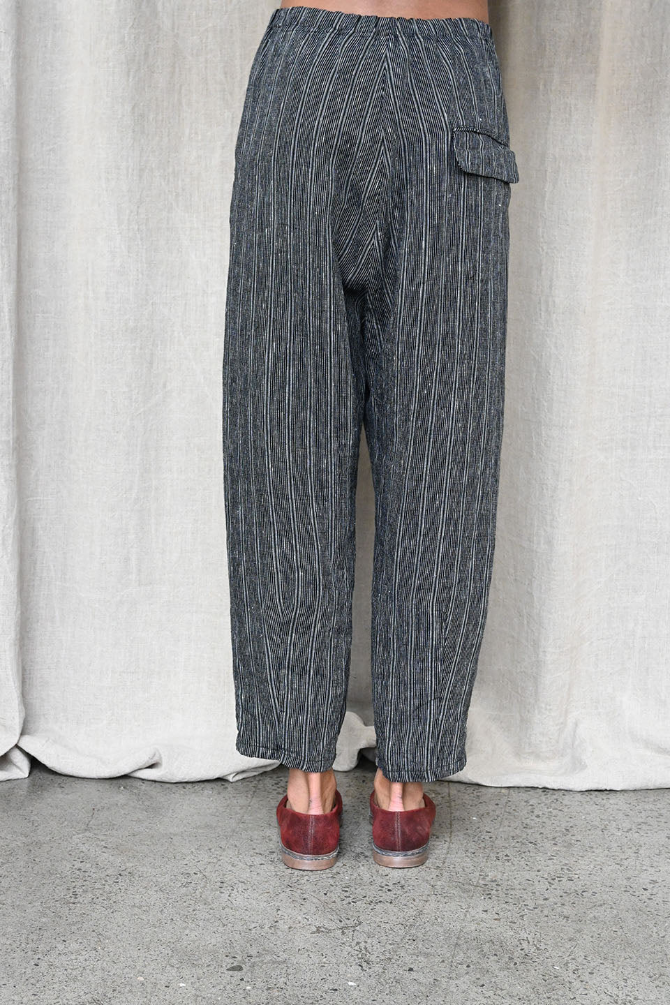 Linen Striped Pants