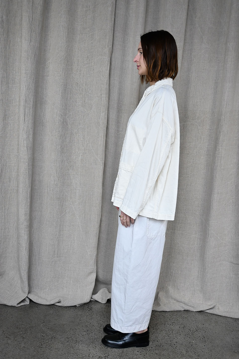 Wide Pants Off White