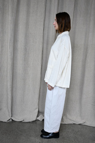 Wide Pants Off White