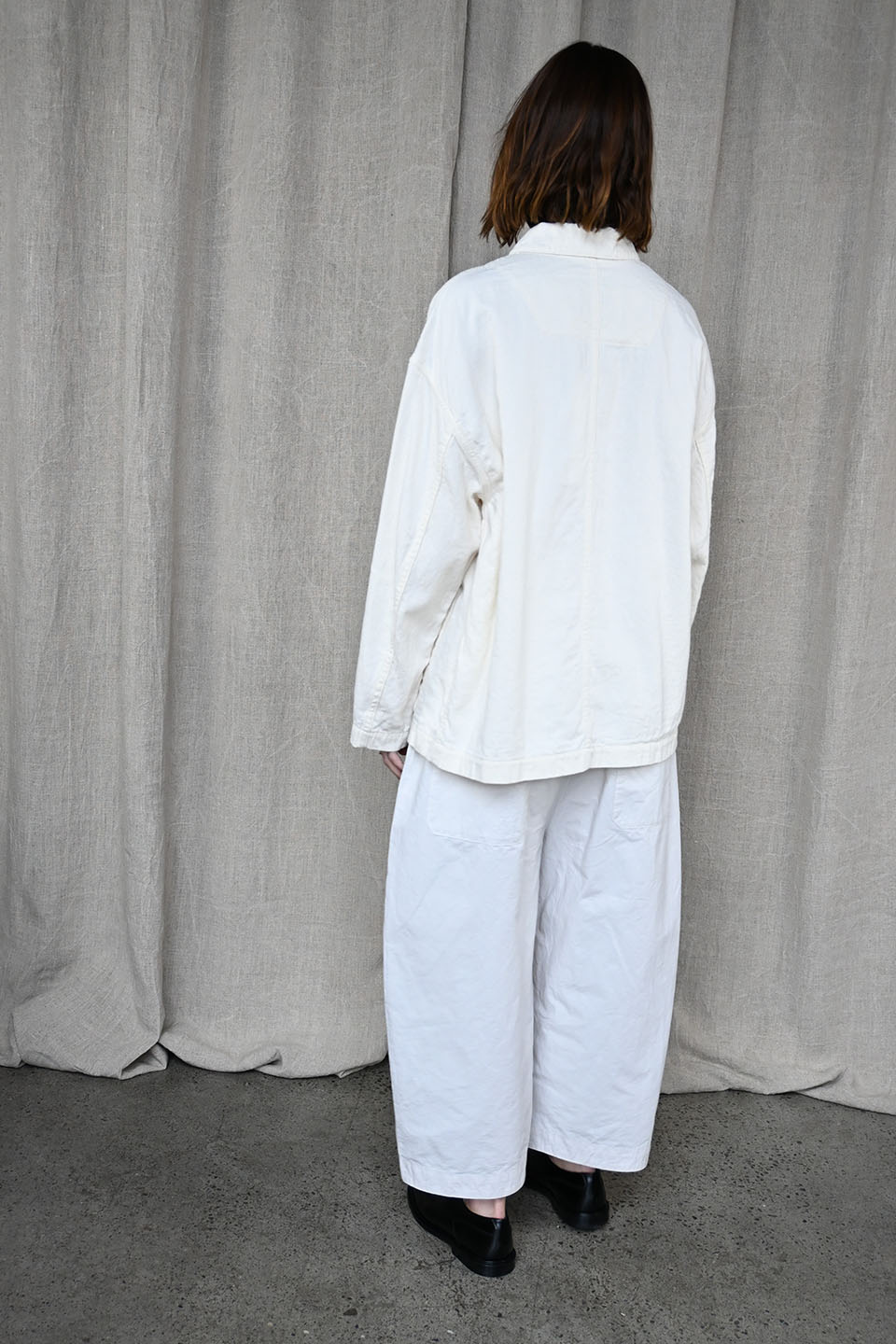 Wide Pants Off White