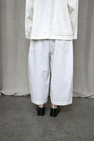 Wide Pants Off White