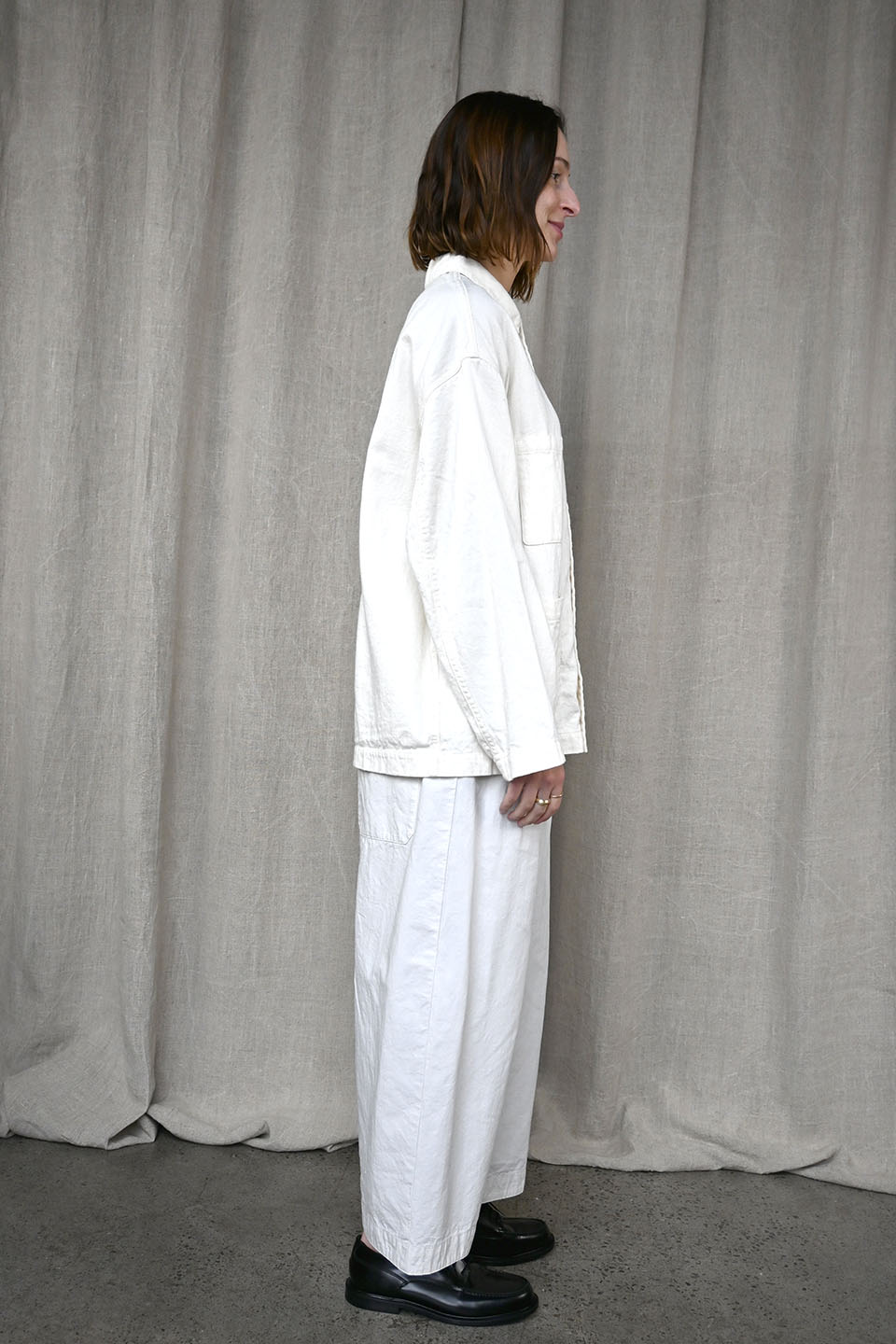 Wide Pants Off White