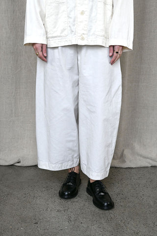 Wide Pants Off White
