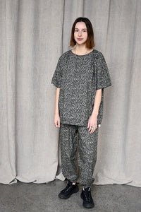 Friedrich Top Charcoal Floral