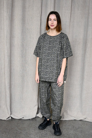 Friedrich Top Charcoal Floral