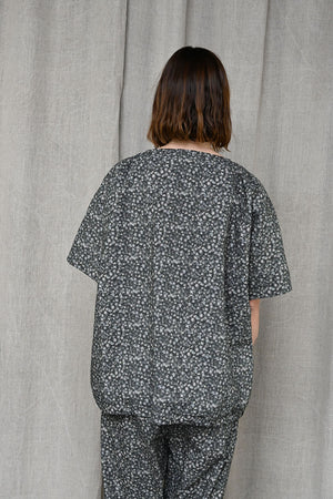 Friedrich Top Charcoal Floral