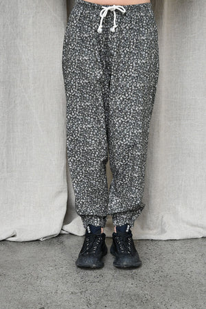 Jethro Joggers Charcoal Floral