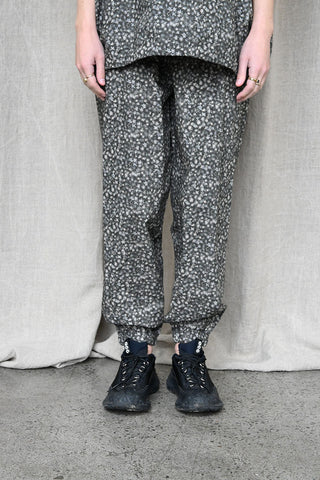 Jethro Joggers Charcoal Floral