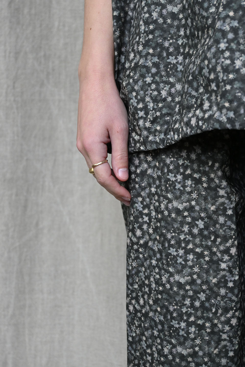 Jethro Joggers Charcoal Floral