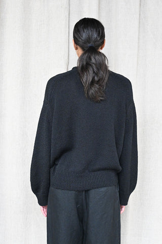 Punto Knitted Pullover Black