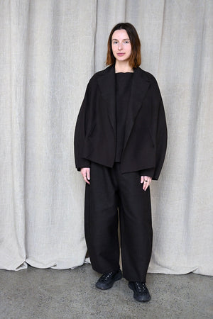 Smooth Sheet Coffee Jacket