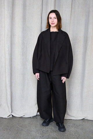 Smooth Sheet Coffee Jacket