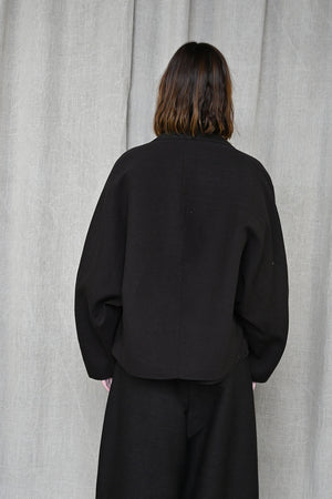 Smooth Sheet Coffee Jacket
