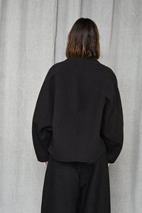 Smooth Sheet Coffee Jacket