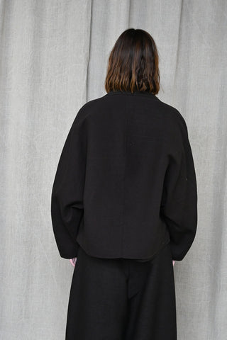 Smooth Sheet Coffee Jacket