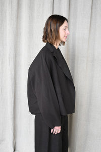 Smooth Sheet Coffee Jacket