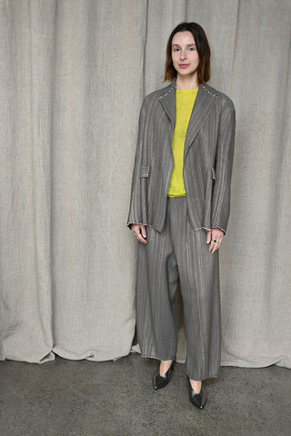 Linea Trousers Gray/Nude