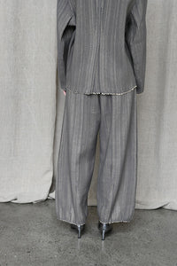 Linea Trousers Gray/Nude