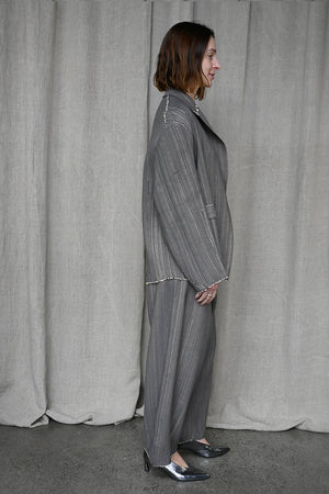 Linea Trousers Gray/Nude
