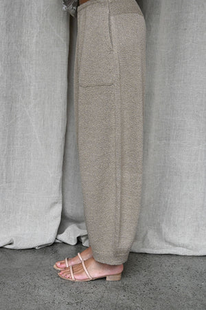 Punto Knitted Trousers Taupe