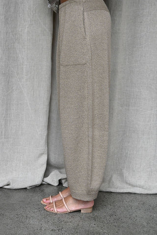 Punto Knitted Trousers Taupe