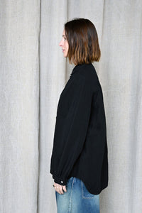 Linen Bamboo Busam Shirt Black