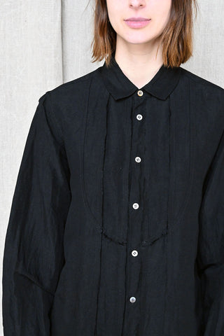 Linen Bamboo Busam Shirt Black