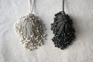 Caviar Nest Oxidized Silver