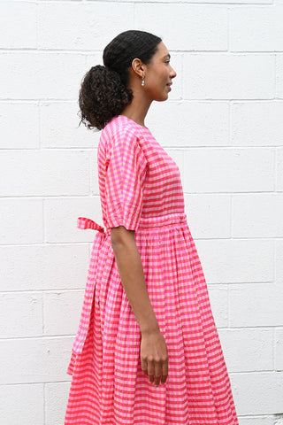 Pink Check Dress