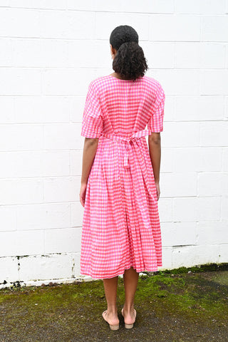 Pink Check Dress