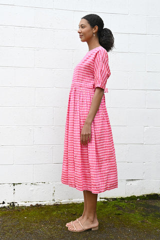 Pink Check Dress